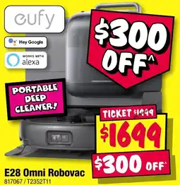 JB Hi-Fi E28 Omni Robovac offer