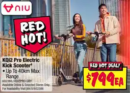 JB Hi-Fi KQi2 Pro Electric Kick Scooter offer