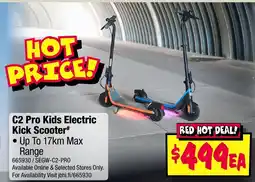 JB Hi-Fi C2 Pro Kids Electric Kick Scooter offer
