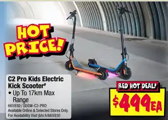 JB Hi-Fi C2 Pro Kids Electric Kick Scooter offer