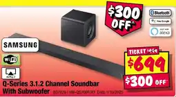 JB Hi-Fi Q-Series 3.1.2 Channel Soundbar With Subwoofer offer