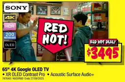 JB Hi-Fi 65" 4K Google OLED TV offer