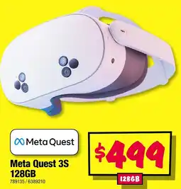 JB Hi-Fi Meta Quest 3S 128GB offer