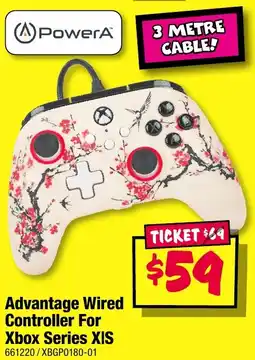 JB Hi-Fi Advantage Wired Controller For Xbox Series XIS offer