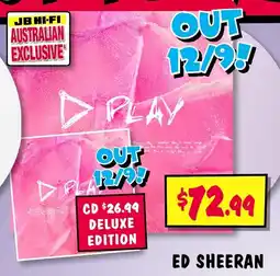 JB Hi-Fi Ed sheeran offer