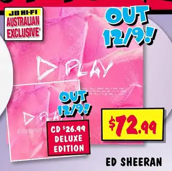 JB Hi-Fi Ed sheeran offer