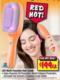 JB Hi-Fi LED Multi-Function Hair Comb offer