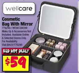 JB Hi-Fi Cosmetic Bag With Mirror offer