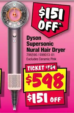 JB Hi-Fi Dyson Supersonic Nural Hair Dryer offer