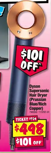 JB Hi-Fi Dyson Supersonic Hair Dryer (Prussian Blue/Rich Copper) offer