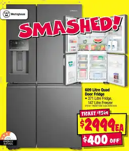 JB Hi-Fi Quad Door Fridge offer