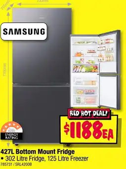 JB Hi-Fi Bottom Mount Fridge offer