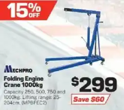Repco Folding Engine Crane offer