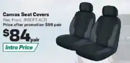 Repco Canvas Seat Covers offer
