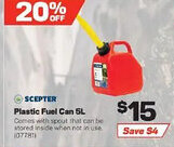Repco Plastic Fuel Can offer