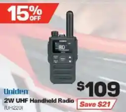 Repco 2W UHF Handheld Radio (UH220) offer