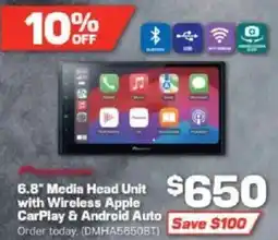 Repco 6.8" Multimedia Head Unit with Wireless Apple offer