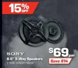Repco SONY 6.5" 3-Way Speakers offer