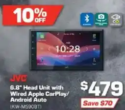 Repco 6.8" Head Unit with Wired Apple CarPlay/ Android Auto offer