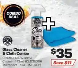 Repco Glass Cleaner & Cloth Combo offer