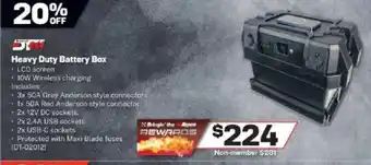 Repco Heavy Duty Battery Box offer