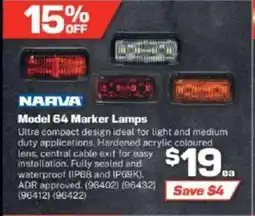 Repco Model 64 Marker Lamps offer