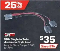 Repco 50A Single to Twin Anderson Style Lead offer