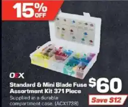 Repco Standard & Mini Blade Fuse Assortment Kit offer