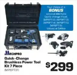 Repco Quick-Change Brushless Power Tool Kit offer