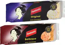 IGA Fantastic Rice Crackers 100g Selected Varieties offer