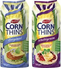 IGA Real Foods Corn Thins 150g Selected Varieties offer