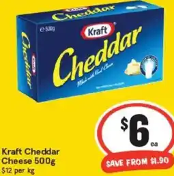 IGA Kraft Cheddar Cheese offer