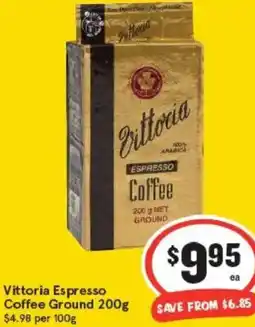 IGA Vittoria Espresso Coffee Ground offer