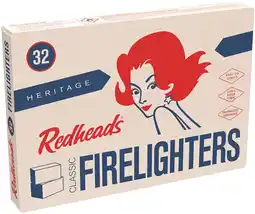 IGA Redheads Firelighters Heritage 32 Pack offer