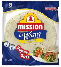 IGA Mission Wraps 6-8 Pack Selected Varieties offer