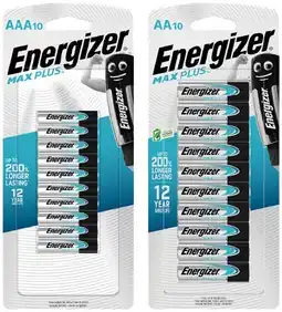 IGA Energizer Max Plus AA or AAA Batteries 10 Pack offer