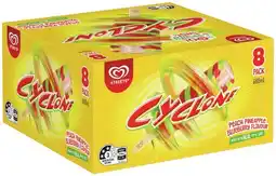 IGA Streets Cyclone Ice Block 8 Pack Selected Varieties offer