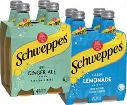 IGA Schweppes Mixers 4x300mL Selected Varieties offer