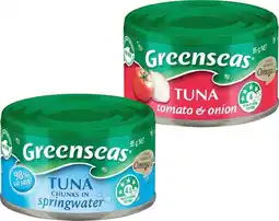 IGA Greenseas Tuna 95g Selected Varieties offer