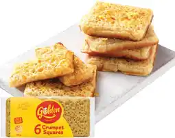 IGA Golden Crumpet Squares 6 Pack offer