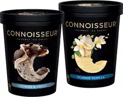 IGA Connoisseur Gourmet Ice Cream 1 Litre Selected Varieties offer