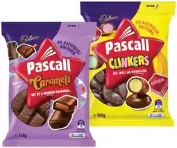 IGA Pascall Chocolate 120‑185g or Cadbury Bitesize 120‑150g Share Bag Selected Varieties offer