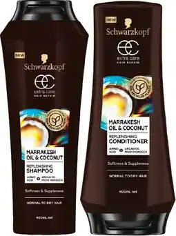 IGA Schwarzkopf Extra Care Hair Repair Shampoo or Conditioner 400mL Selected Varieties offer