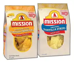 IGA Mission Tortilla Corn Chips 230g Selected Varieties offer