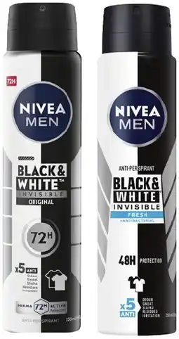 IGA Nivea Derma Control 72h Active Protection Anti‑perspirant Spray 250mL Selected Varieties offer