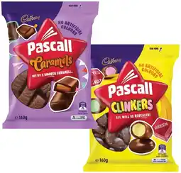 IGA Pascall Chocolate Share Bag 120‑185g or Cadbury Bitesize 120‑150g Selected Varieties offer