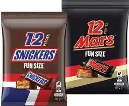 IGA Mars, Snickers or M&M’s Fun Size Pack 132‑192g Selected Varieties offer