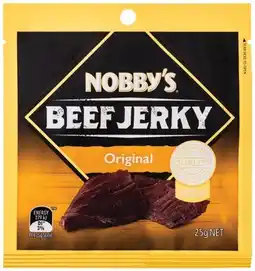IGA Nobby’s Beef Jerky 25g Selected Varieties offer