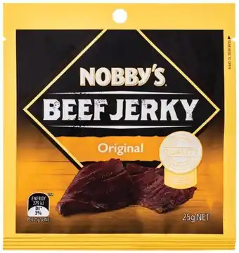 IGA Nobby’s Beef Jerky 25g Selected Varieties offer