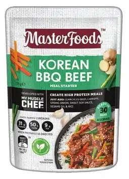 IGA MasterFoods My Muscle Chef Recipe Base 175g Selected Varieties offer